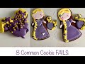 8 Common Cookie Fails for Beginners | How to Decorate Tangled Cookies | Fail Friday Ep. 18