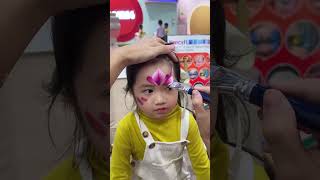 Setting up a stall to paint for babies 【AnKa-Bella Official】 #facepainting #makeup