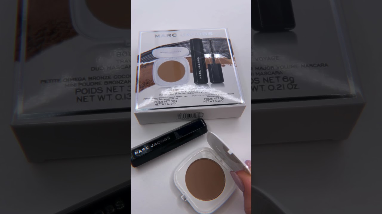 Marc Jacobs Bold Bronze, Major Mascara Duo Набор для макияжа лица, 1х3,6 г, 1х6 г