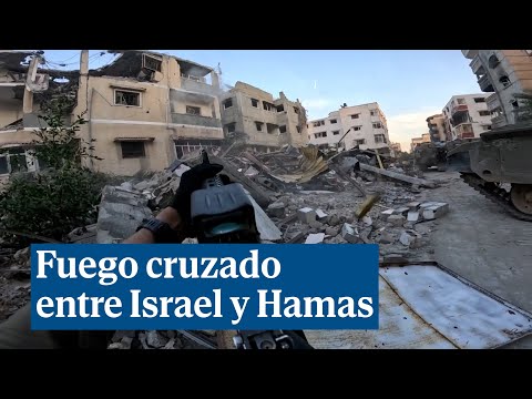 Fuego cruzado entre las tropas de Israel y Hamas