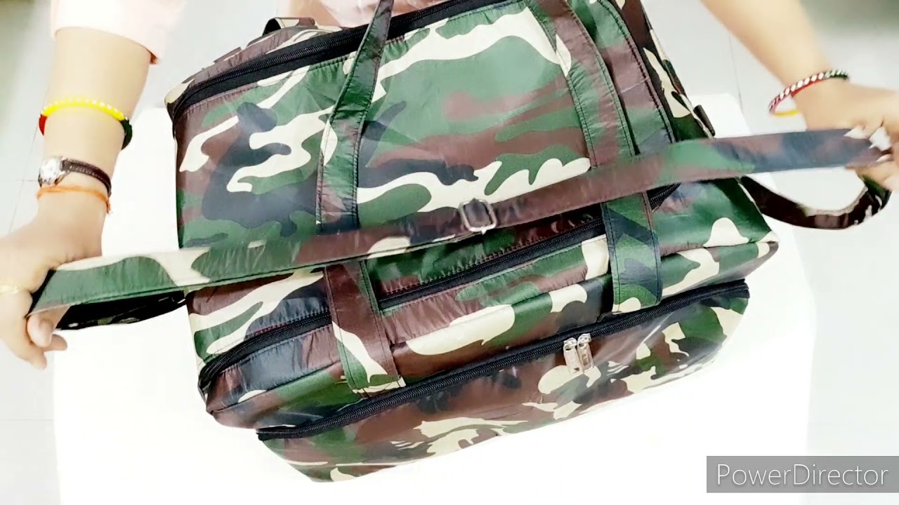 Super Jumbo Size Expendable Travel Bag With Lots Of Pockets By Anamika Mishra...