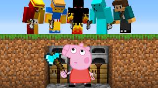 Peppa Pig VS Minecraft (Video Engraçado)