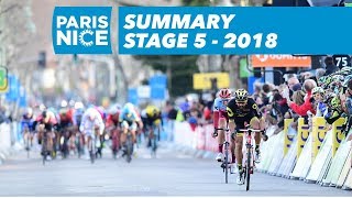 Summary - Stage 5 - Paris-Nice 2018