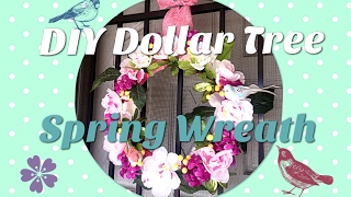 DIY Dollar Tree Spring Wreath