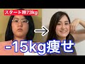 ダイエット何から始めればいい?元73kgが-15kg痩せるために意識したこと