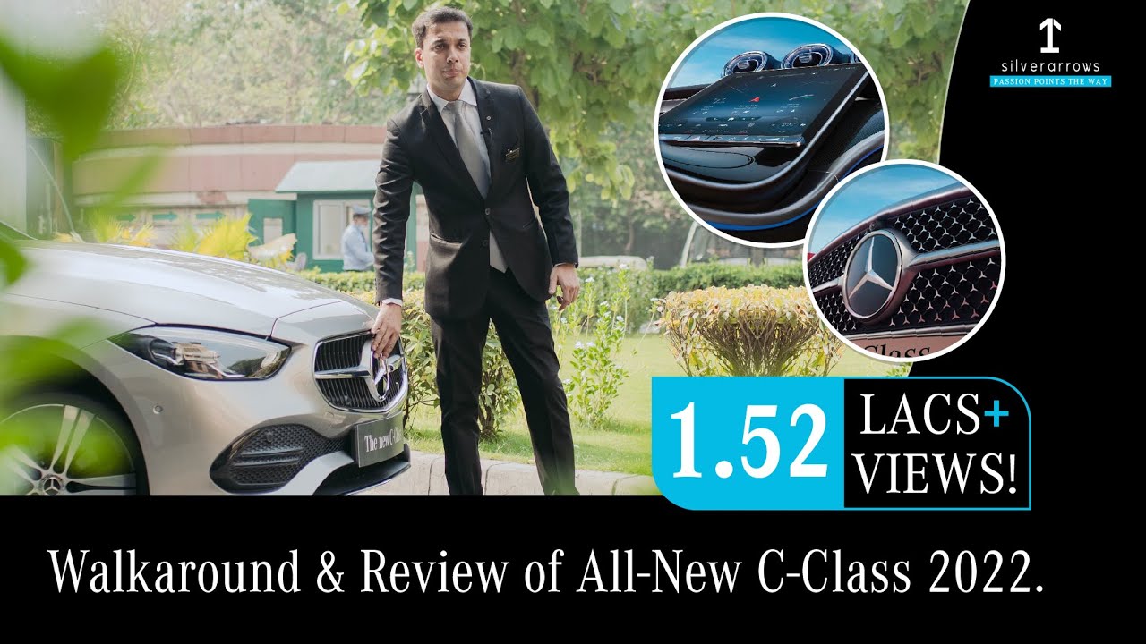 Walkaround and Detailed Review of all-new Mercedes-Benz C-Class 2022- Interior & Exterior