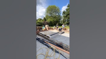 How to Install block & beam floor #diy #how #construction #howto #shorts #home #builder #design