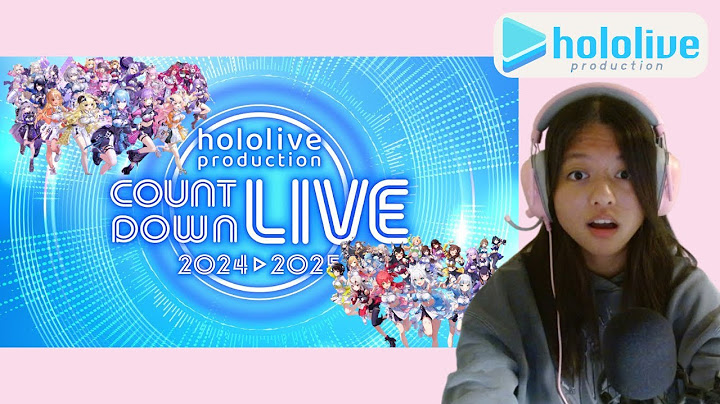 HOLOLIVE COUNTDOWN LIVE 2024▷2025 REACTION