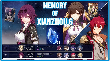 MoX 6 - Memory of Xianzhou 6 - E3 Sushang E0 Kafka Gameplay v1.2