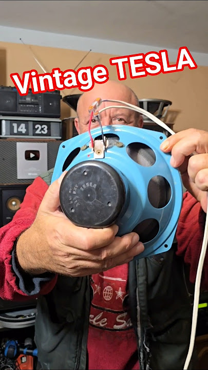 70s Tesla 8-inch Bass Speaker: Sound Test!