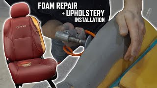 Seat Foam Repair And Upholstery Installation For 04-06 Pontiac Gto - Leatherseats