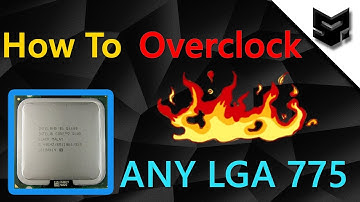 How To Overclock Any LGA 775 Processor WITHOUT BIOS SUPPORT !