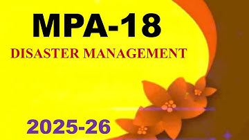 IGNOU MPA-18 Solved Assignment English Medium 2025-26 For July 2025 and January 2026 Session