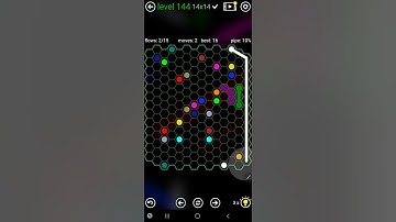 How To Solve Flow Free Hexes Jumbo Pack 2 Level 144 14x14 Board Walk Through Solution Walkthrough
