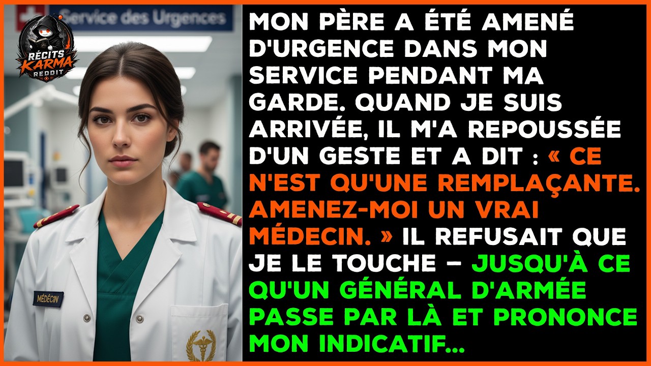 Ce vendredi soir, mon père est entré dans mon service des urgences en se tenant la poitrine, les lèvres grises, et m'a regardée droit dans les yeux avant de lancer à l'infirmière : « C'est juste...