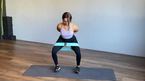 Band Hip Hinge Abduction with Resistance Band – Booty Band Exercises – Zaksy.com