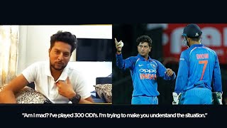 "You've never seen my anger till now beta!" Dhoni to Kuldeep