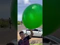 O TAMANHO QUE FICOU ESSE BALÃO #shorts