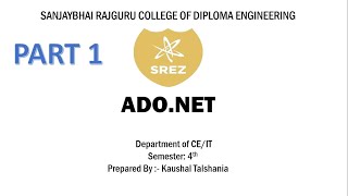 ADO.NET (Part 1) - Introduction