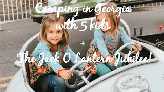 Augusta, Georgia: Camping With 5 Kids + The Jack O Lantern Jubilee
