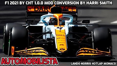 F1 2021 BY CHT 1.0.0│Lando Norris Monaco Hotlap│AMS CONVERSION 0.1