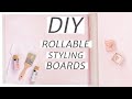 DIY Rollable Styling Boards | Photography Backgrounds