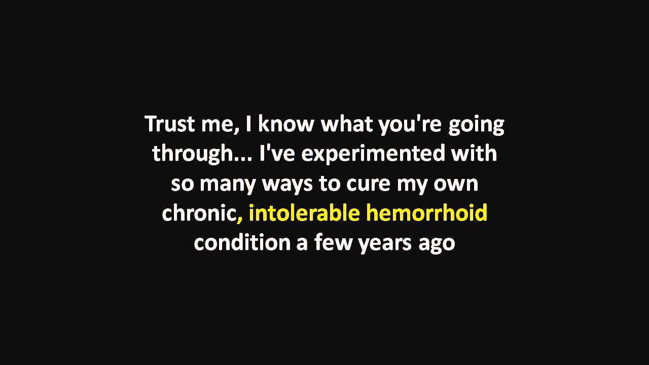 Natural Cure for Hemorrhoids with - YouTube