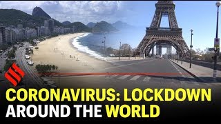 Coronavirus: lock down visuals from around the world