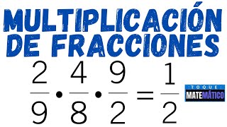 MULTIPLICACION DE FRACCIONES 👌✔✔👏