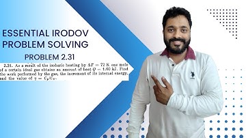Essential Irodov Problem Solving Series | Question 2.31 | JEE / NEET | Concept Building |