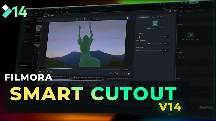 Filmora AI Smart Cut Out Tutorial | Remove Video Background Without Green Screen