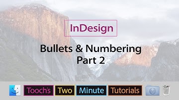 InDesign - Bullets Numbering - part 2