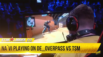 Na`Vi playing on de_overpass vs TSM