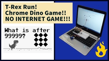 Chrome Dino Game | Automated Dino Game using Arduino | No internet Game | T-Rex Game | + [Free Code]