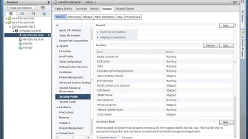 Enabling Lockdown Mode Using the vSphere Web Client