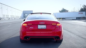 JHM Audi B8 RS5 4.2L 2.75" Valved Cat-Back Exhaust System (Teaser)