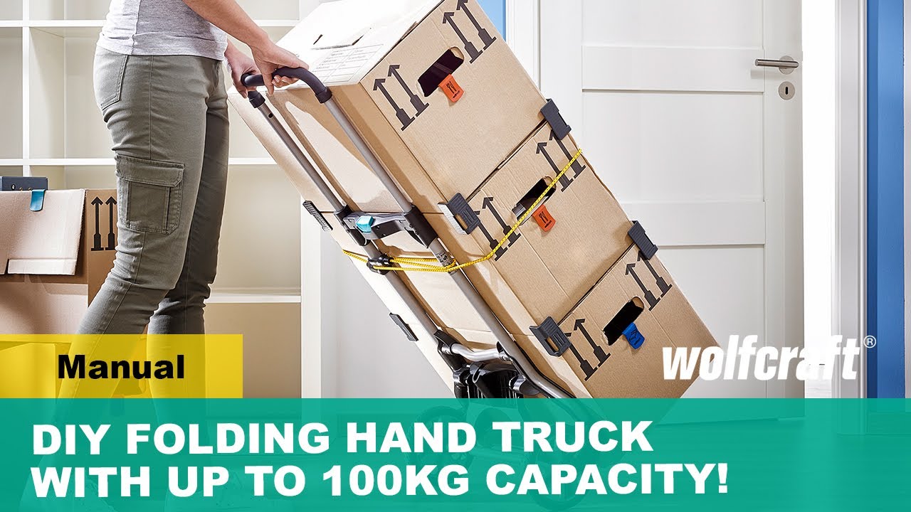 Amazing Folding Hand Truck With 100kg Capacity! YouTube