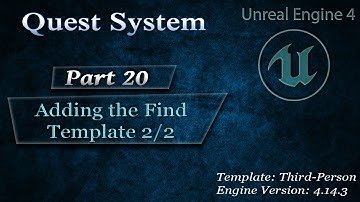 [Eng] Complex Quest System: Adding the Find Template 2/2 #20