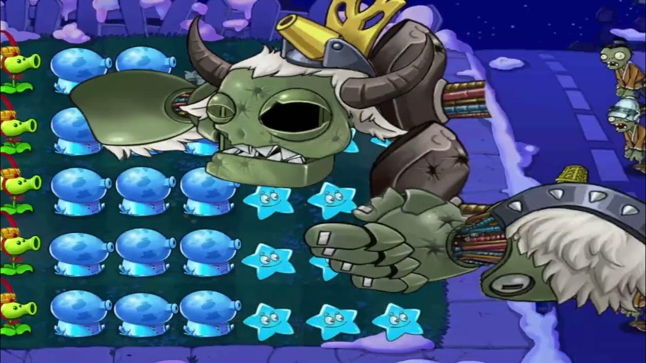 All Peashooter + Fumeshroom + Starfruit Vs Dr. ZomBoss Plants vs