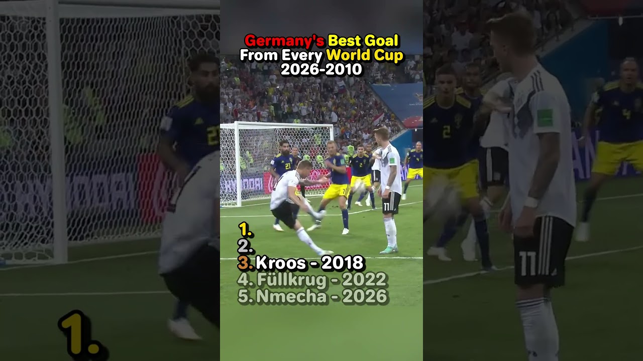 Germany’s Best Goal From Every World Cup! (2026–2010) 🇩🇪⚽