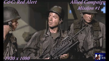 Command & Conquer: Red Alert (1996) - Allied Campaign - Mission #1 - 1080p