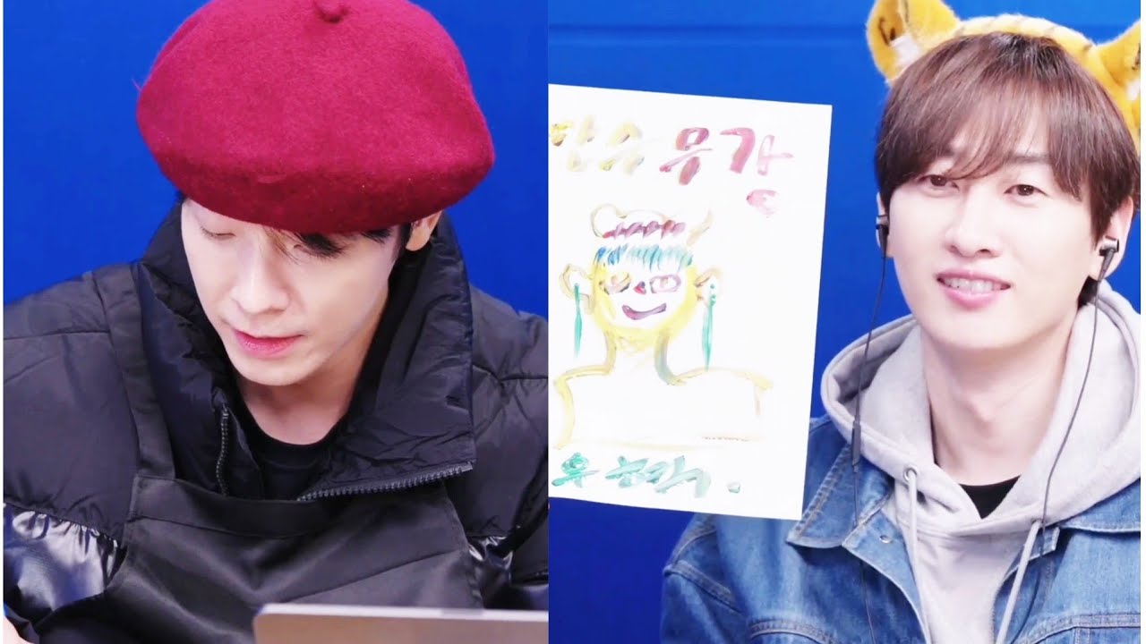 댸니쇼91회_Ending_More days with you & Donghae drawing Eunhyuk (D&E show , Donghae , Eunhyuk)