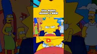 Lisa Ruins Homer’s BBQ 🍖😱#simpsons #funny #shorts