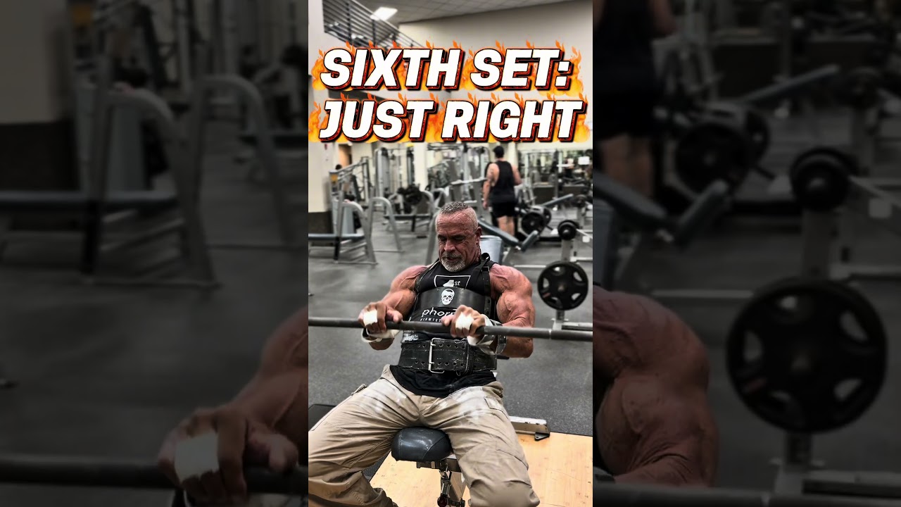 SIXTH SET: JUST RIGHT #workout #motivation #muscle #workouttips #exercise