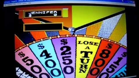 Wheel of Fortune SEGA CD Gameplay 5 Part 3