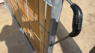 gate lock DIY