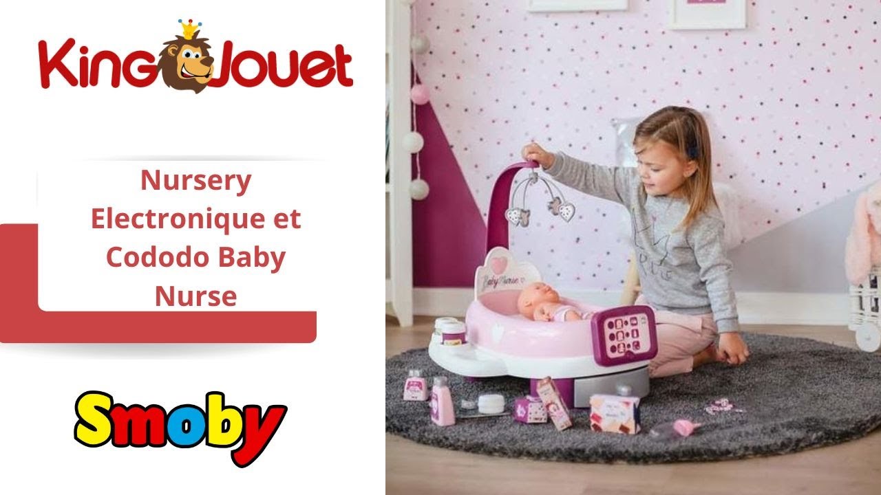 Nursery Electronique et Cododo Baby Nurse - Smoby (212554 et
