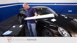 How to Install Windshield  Armor Protection Flm