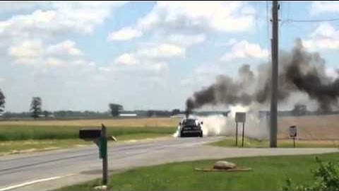 Ridiculous Duramax Burnout