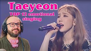 Officially in love! TAEYEON 태연 - TOP 12 emotional songs - reaction